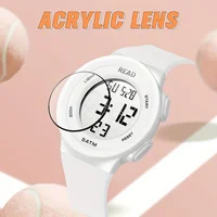 Montres pour femmes, montre de mode avec affichage de définition LED haute résolution, montre numérique électronique multifonction étanche 4