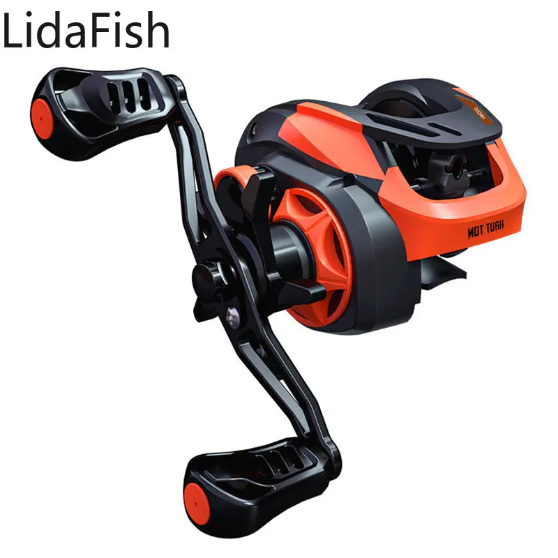 

Lidafish New Anti-Seawater Baitcasting Reel 7.2:1 Gear Ratio Magnetic Brake System Fishing Reel carretilha