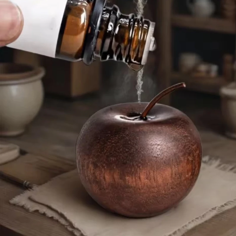 Essential Oil Diffuser Natural Wood Unique Eco-Friendly Fireless Aroma Aromatherapy Fragrance Diffused Home Office Decoration