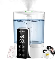 SEJOY Humidifier for Bedrooms, Large Rooms and Babies, Ultrasonic Cool Mist Top Fill Desk Humidifier Rotating Nozzle Silent 1