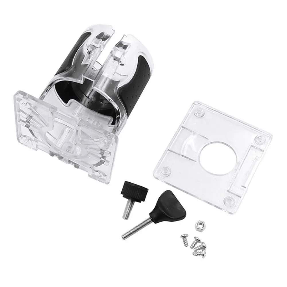 

Hard Plastic Base Assembly 411930-4 For 3703 Plastic Trimmer Base Assembly Woodworking Trimming Machine Transparent Cover
