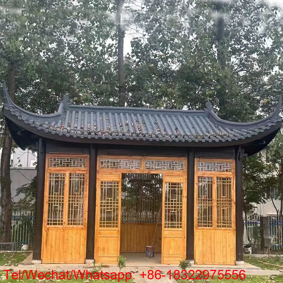 Prefabricated wooden house for living, wooden garden house, outdoor timber booth, prefab garden house, outdoor Chalet, cabin