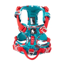 Truelove Pet Harness: Stylish & Durable - M (Camouflage Blue)