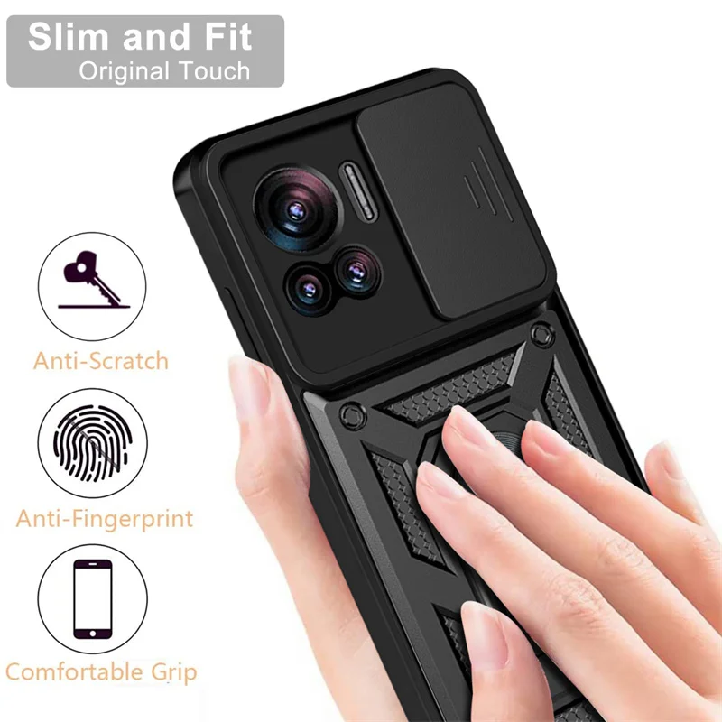 For Motorola Edge 30 Ultra 5G Case Car Magnetic Holder Stand Armor Phone Cases For Moto Edge30 Lite Edge 30 Fusion Neo Cover 4