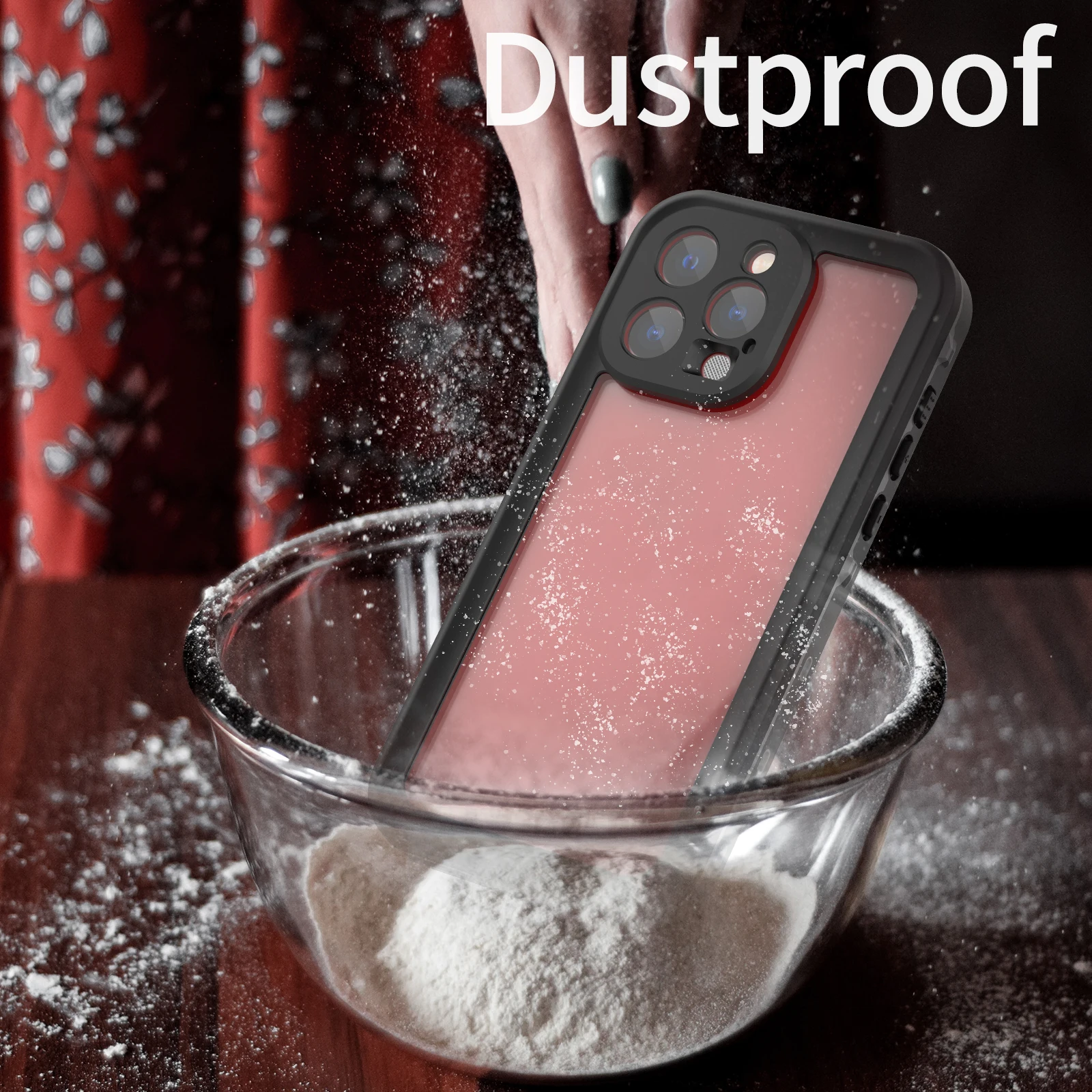 Shellbox Premium 360-Degree Ultra-Durable Waterproof Phone Case with Lanyard
