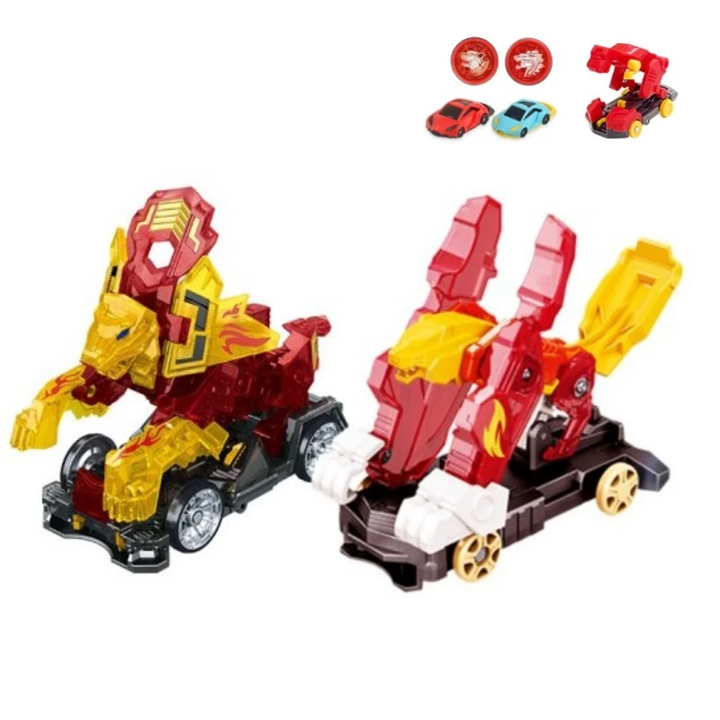 

Screechers Wild Violence Transformation Anime Action Figure Robot Burst Deformation Car Beast Capture Chip Kid Toy Birthday gift