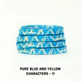 Blue yellow letters