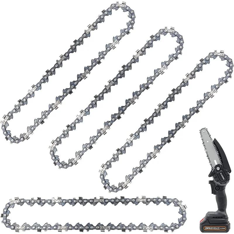4/6 Inch Chainsaw Chain Saws Blades Guide Mini Chain Saw Chain Garden