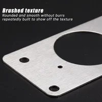 Cabinet Hinge Repair Plate Kit Kitchen Cupboard Door Hinge Mounting Plate With Holes For Cabinet Furniture Hardware Accessories 3