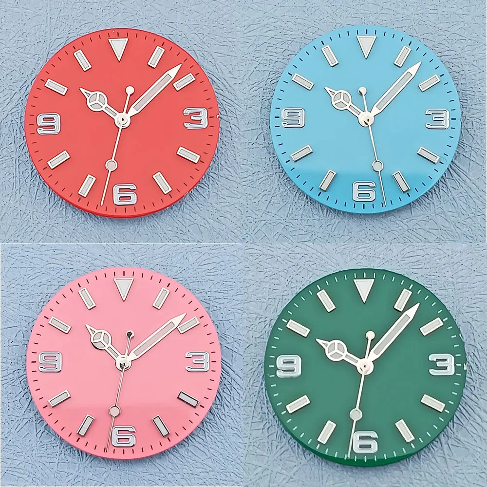 Vibrant Enamel Watch Dial with Custom Logo - Multicolor