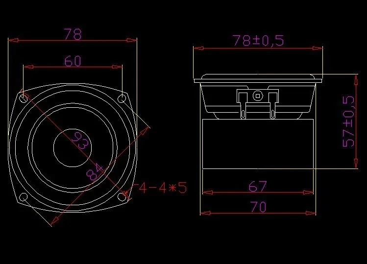AIYIMA 1Pcs Subwoofer 3 Inch 25W HiFi Subwoofer Speaker 4 /8 Ohm Woofer Audio Sound Speakers Bass Loudspeaker Home Theater DIY