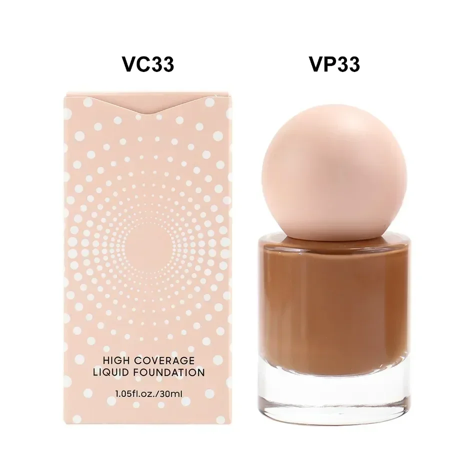 Liquid Foundation Private Label Full Coverage Long Lasting Waterproof Concealer Brighten Custom Logo Makeup Bulk Cruelty Free 6