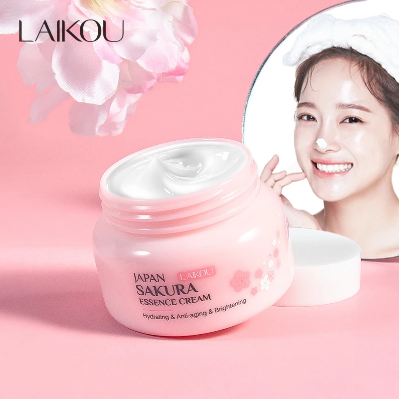 LAIKOU 60g Japan Sakura Essence Cream Cherry Blossom Facial Cream