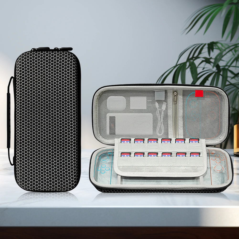 Travel Carrying Case For Nintendo Switch 2 Accessories Shockproof Protective Shell Pouch Game Cards Cables Portable Storage Bag