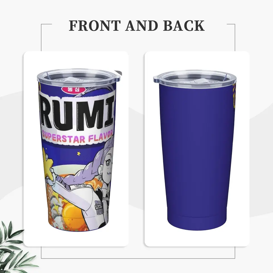 Rumi Superstar Flavor Ramyeon Ramen Tumbler Vacuum Insulated KPop
