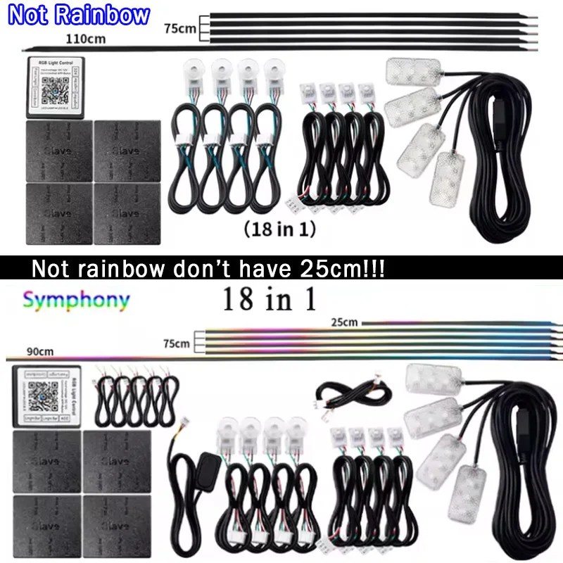 ตัวเลือกสินค้า โคมไฟ LED แสง RGB 64 สี ตกแต่งภายใน