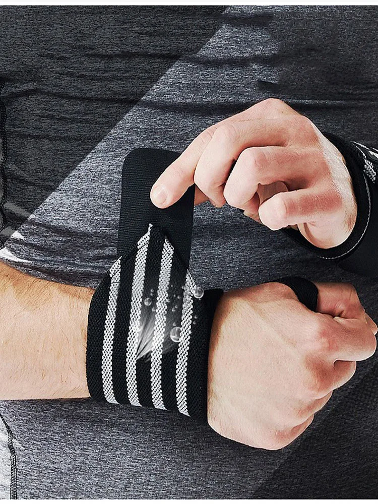 A pair of wrist guards gym anti sprain protective equipment Velcro breathable wrist joint protective equipment for Wristband