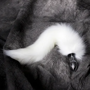 Metal Feather Anal Plug Fox Tail Anal Toys Erotic Anus Toy Butt Plug Sex Toys For Woman And Men Sexy Butt Plug Adult Accessories 2