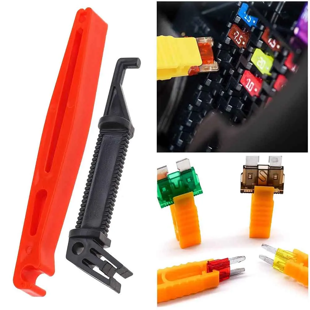 Fuse Puller Car Clips Practical Remove 6x30 Fuse 8 Pieces Plastic Tool Extractor Removal Automobile Puller