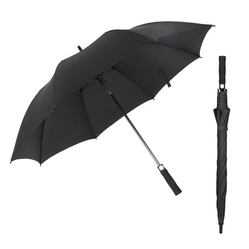 For Mercedes-Benz BMW Audi Luxury Cars Fully Automatic Shine EVA Long Handle Straight Golf Advertising Car Business Umbrella
