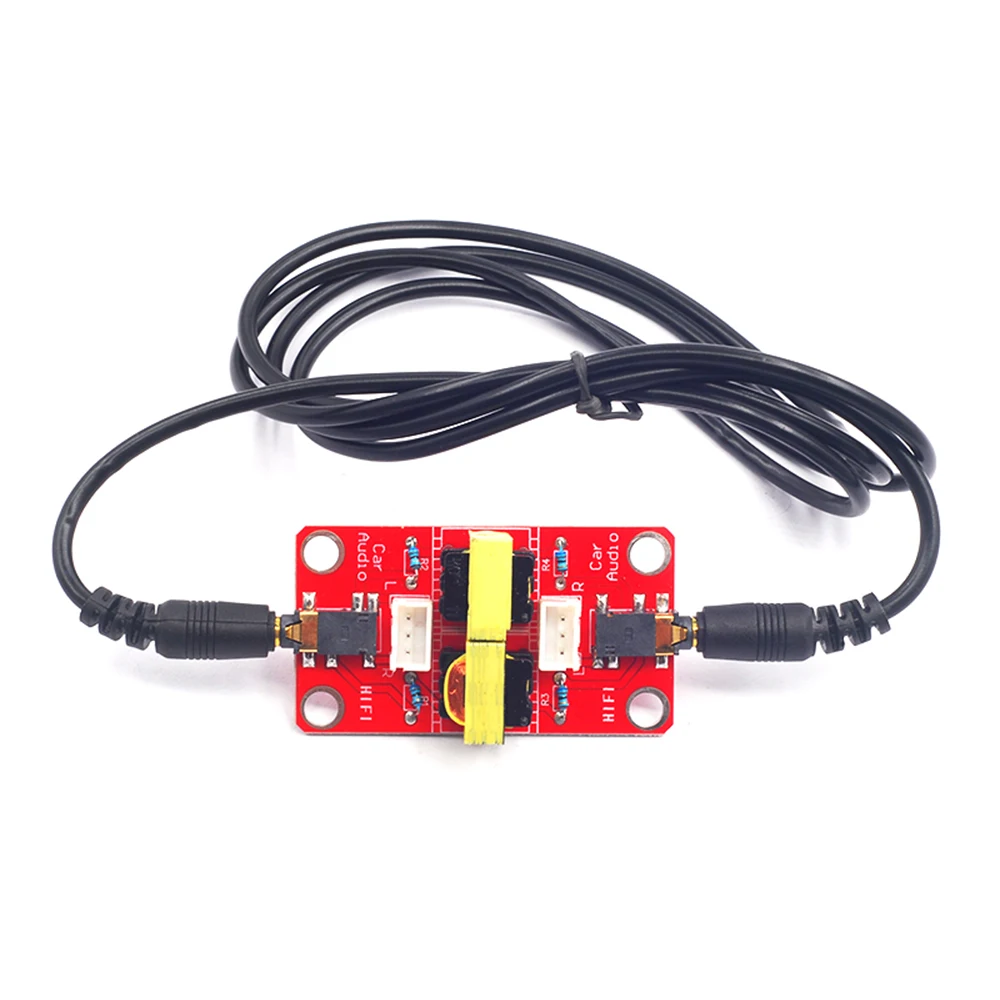 

Audio Noise Common Ground Noise Isolation Board Car Navigation GPS Current Sound Filtering Elimination 3.5MM AUX Socket