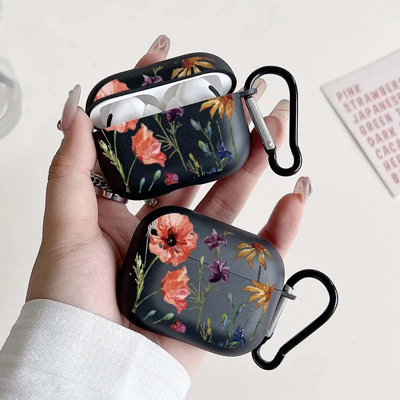 Colorful Flower Pattern Headphone Case for Airpods