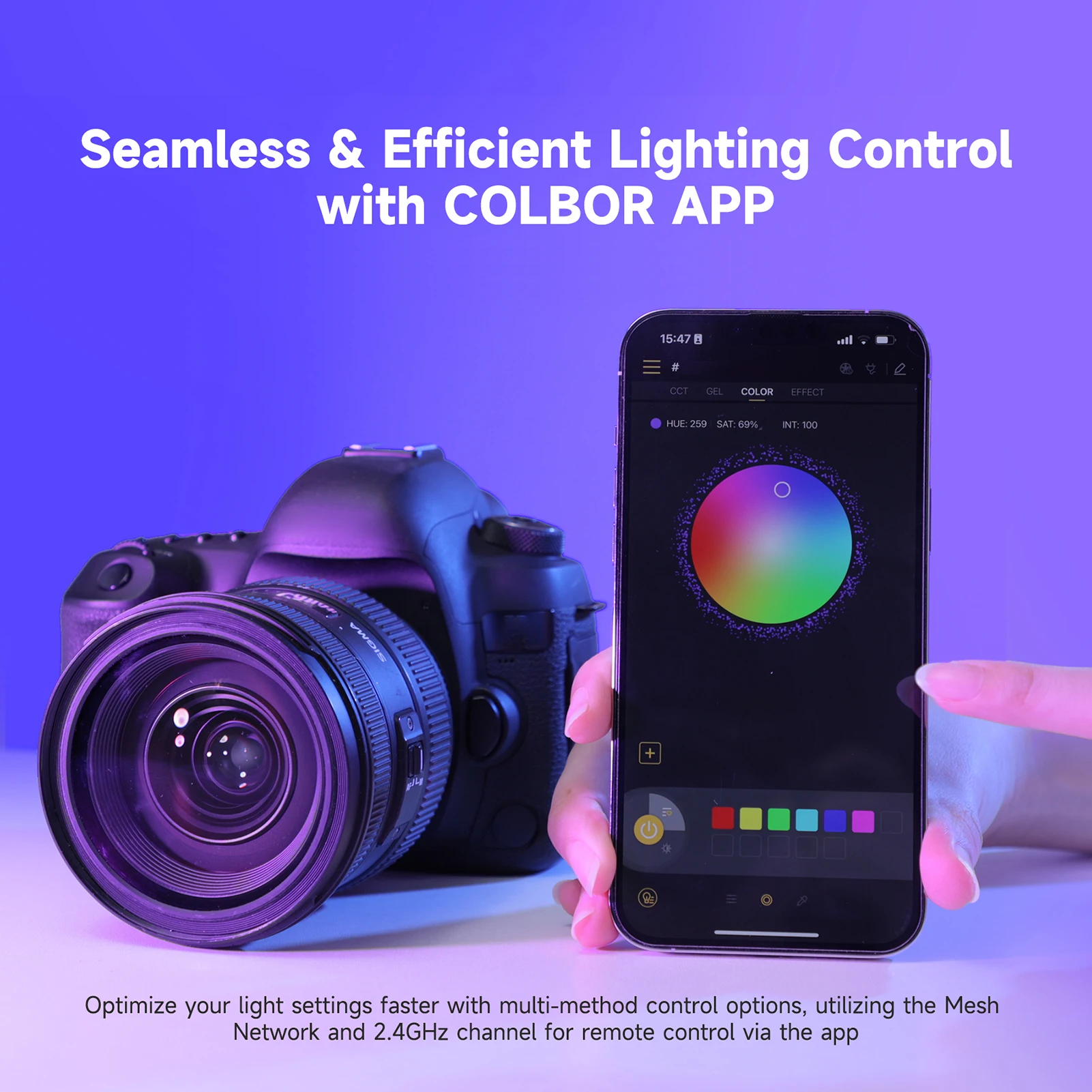 新品同様】COLBOR W100 COB100W LED 撮影ライト
