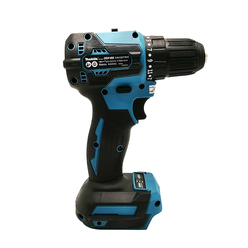 Electric Drill Makita 18V DDF485 10MM LXT Compact Cordless Screwdriver Impact Brushless Rechargeable