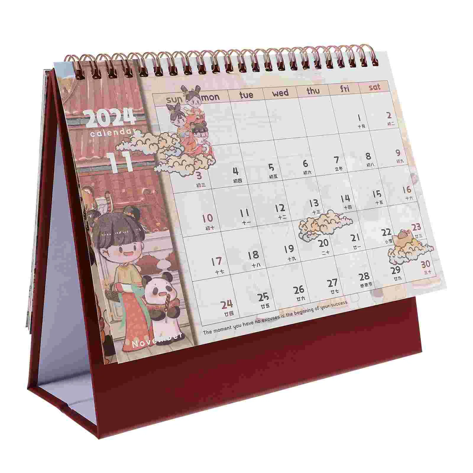 

Folding Calendar Desk Decor Desktop Calendar Decorative Calendar Antique Calendar Daily Schedule For Home Office School