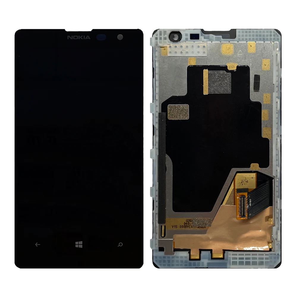 4.5 "Per Nokia Lumia 1020 Display Lcd Touch Screen Digitizer Assembly Parti Di Ricambio Con Telaio