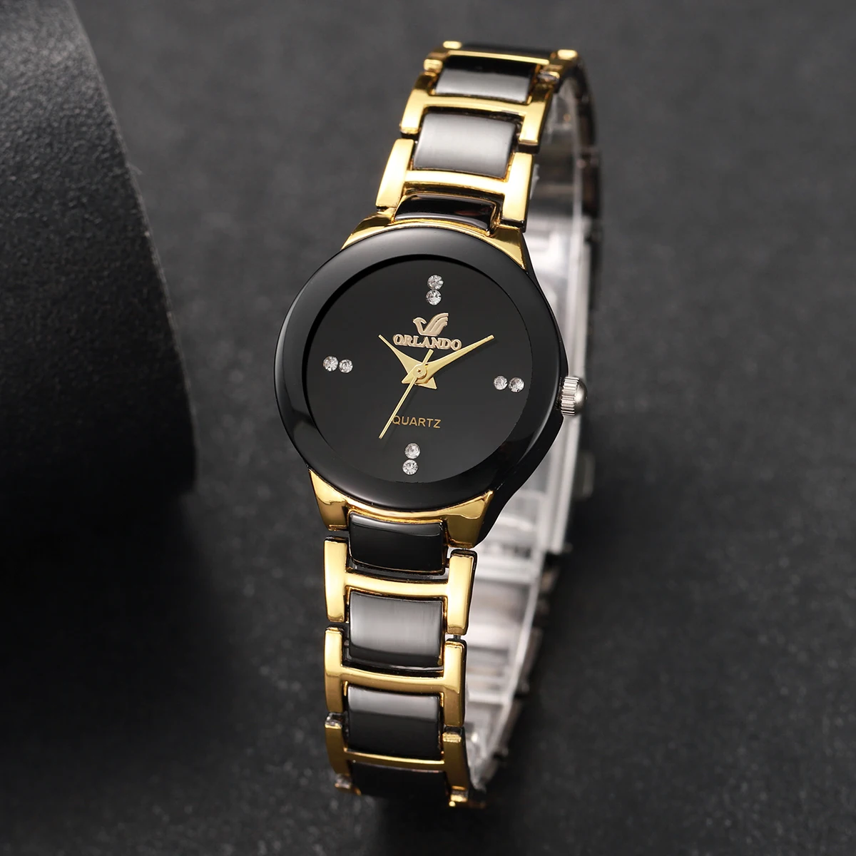 Fashion Rhinestone Women's Watch Steel Band Analog Quartz Watches