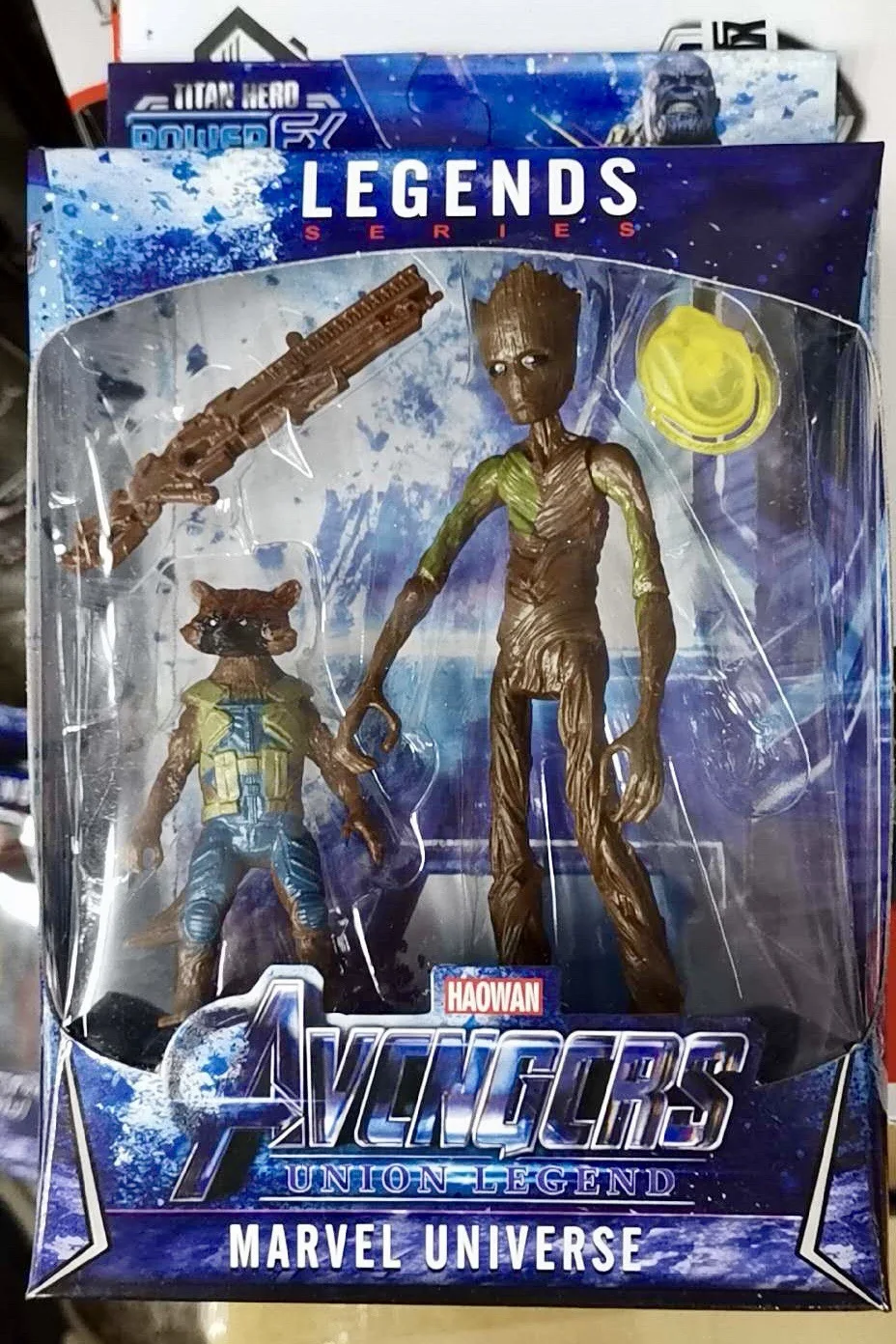 thumbnail image 1 of Figura luminosa de Marvel de 15 cm de Los Vengadores, Spider-Man, Hulk, Capitán América, Thanos, modelo de adorno de regalo con articulaciones de armas móviles, 1 of 5