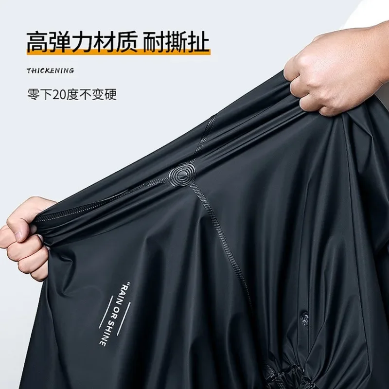 패션 스플릿 스타일 레인코트 및 레인 팬츠 세트 반사 PVC 남성용 오토바이 레인코트 라이더 방수 재킷 레인 슈트