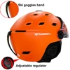 MOON Goggles Skiing Helmet Integrally-Molded PC+EPS High-Quality Ski Helmet Outdoor Adult Sport Ski Snowboard Skateboard Helmets 3