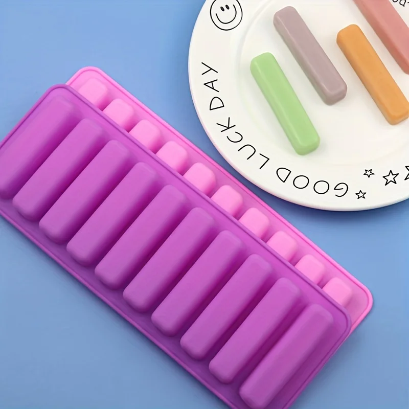 Stampo In Silicone Per Barrette Energetiche E Biscotti - 8 Cavità, Antiaderente, 27,8x17 Cm, Per Cioccolato, Muffin, Éclair, Adatto A Forno E Microonde - 5