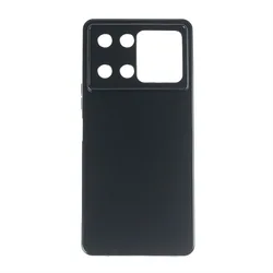Black Transparent Soft Silicone Protective Phone Case - TPU Back Cover for Cubot P90 (Black)