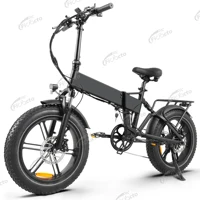 Vélo électrique PEAK 1000W, batterie 48V 15AH, vélo électrique pliable, suspension intégrale, freins hydrauliques, feu arrière, phare, clignotants, vélo électrique à pneus larges 3