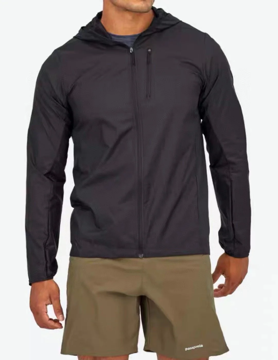 62194 PATA Outdoor Waterproof UPF50+ Summer Houdini Jacket Men Quick Dry Breathable Lightweight Skin Coat Men Clothing