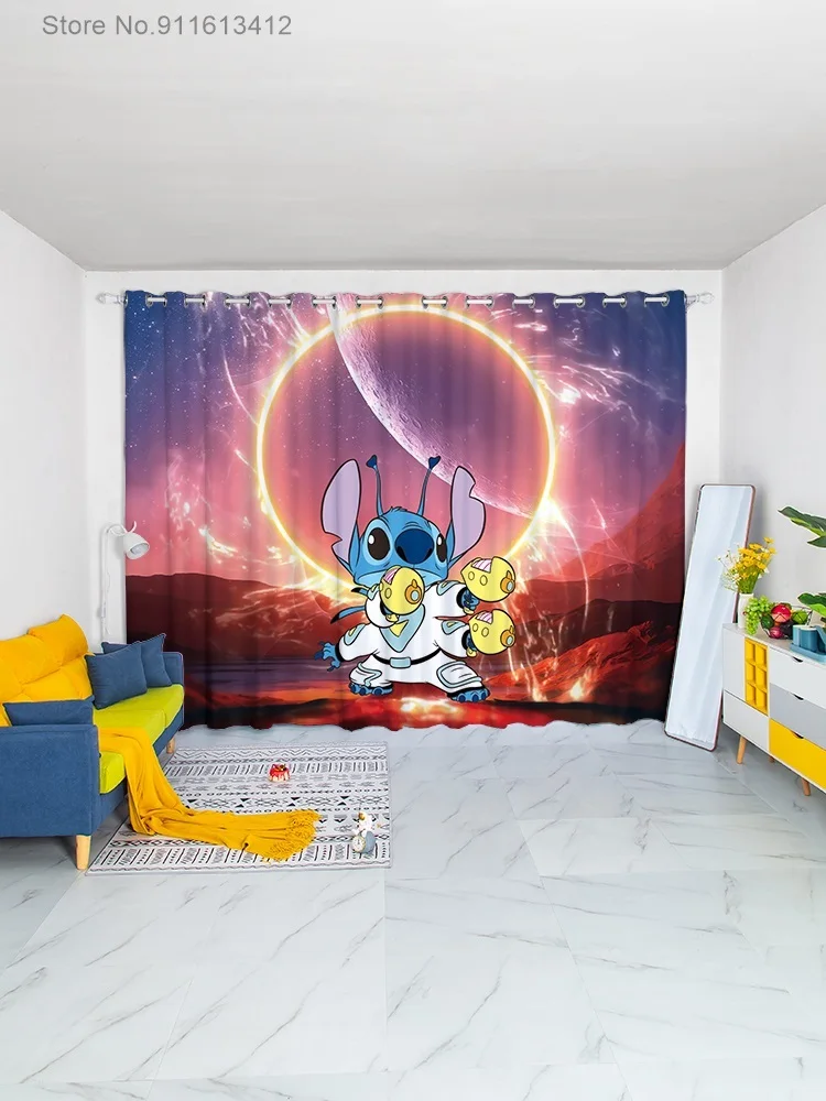 Stitch Cartoon Wall Stickers Children's Bedroom Wall Stickers