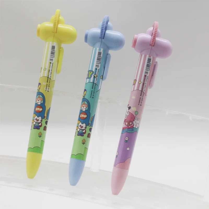 

Spot Supply New Design ABS 8 in 1 Photo Projector Pen LED 8 Image Projection for Children's Holiday Popular Gifts