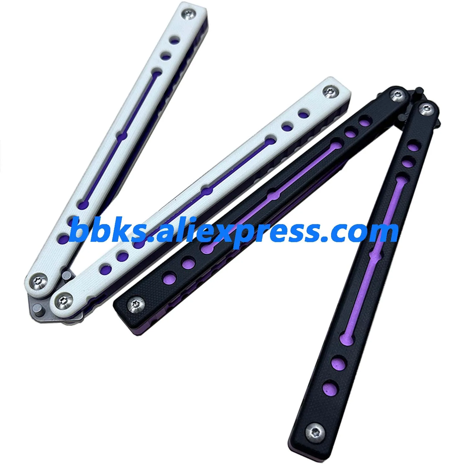 TOUCH TIMES Nautilus V2 Clone Balisong Trainer G10+6061 Aluminum Handle