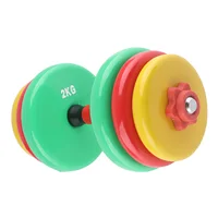 Colorful Dumbbell Fitness Dumbbell Colorful Removable Non Slip Grip Fitness Gym Home Weight Lifting Hand Dumbbell Hand Dumbbell - Image 5