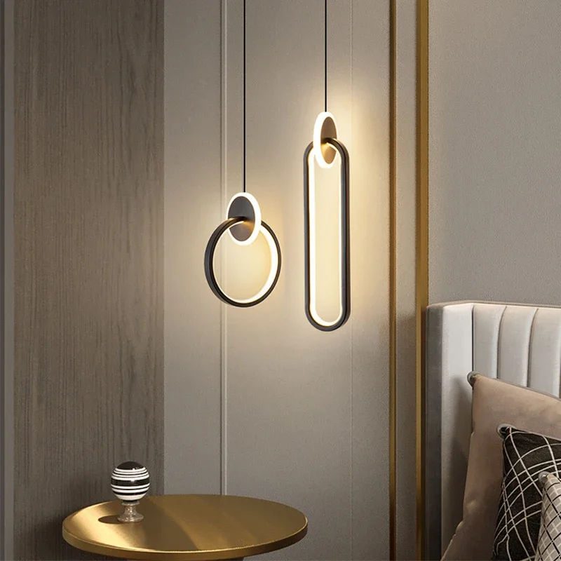 Anillo de decoración Para habitación, lámpara colgante Para Techo, Luminaria de suspensión
