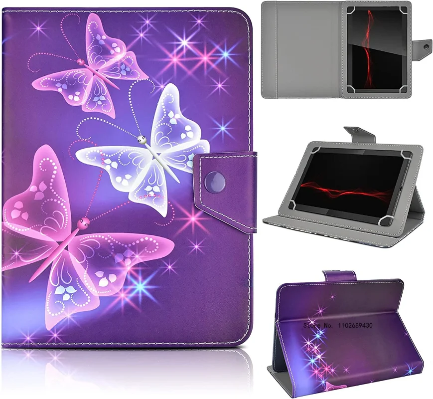 Cover,Folio Couro Stand Shell Case para Todos