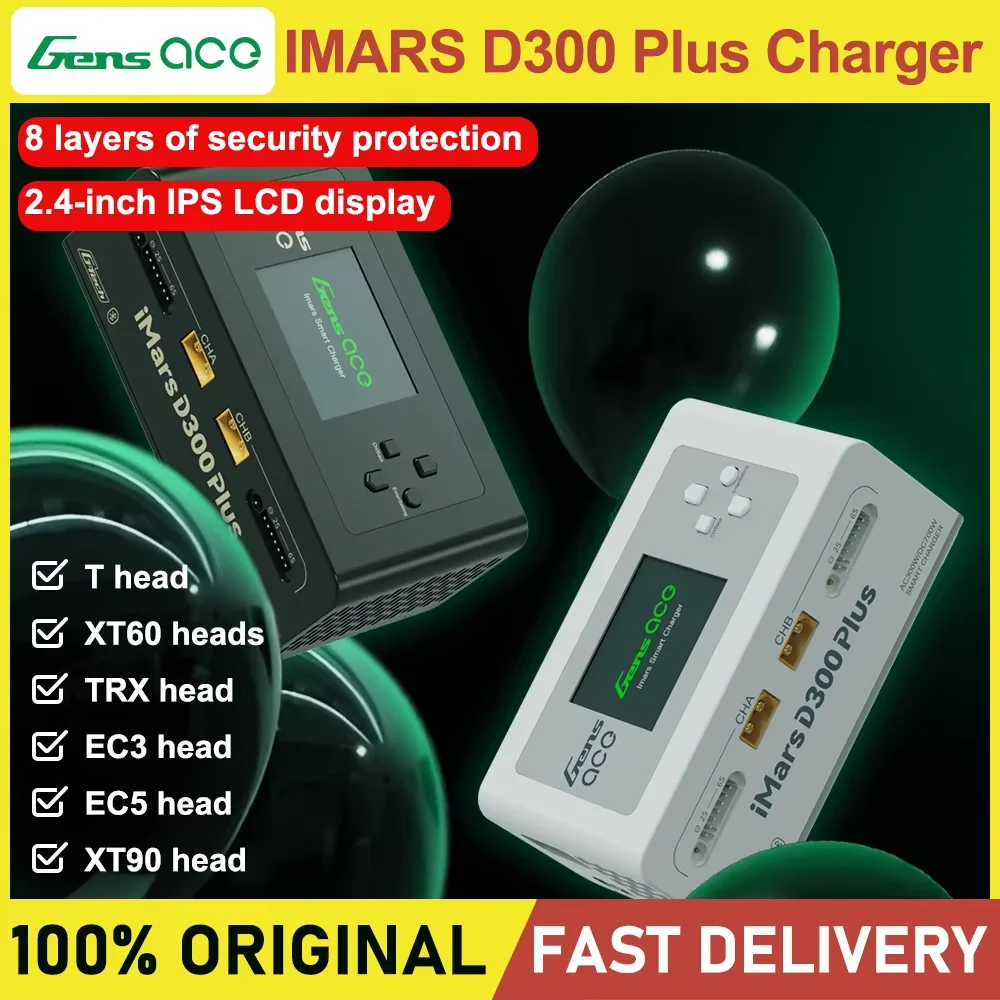 Chargeur RC 1S 3.7V LiPo 2A USB-C avec 4 ports