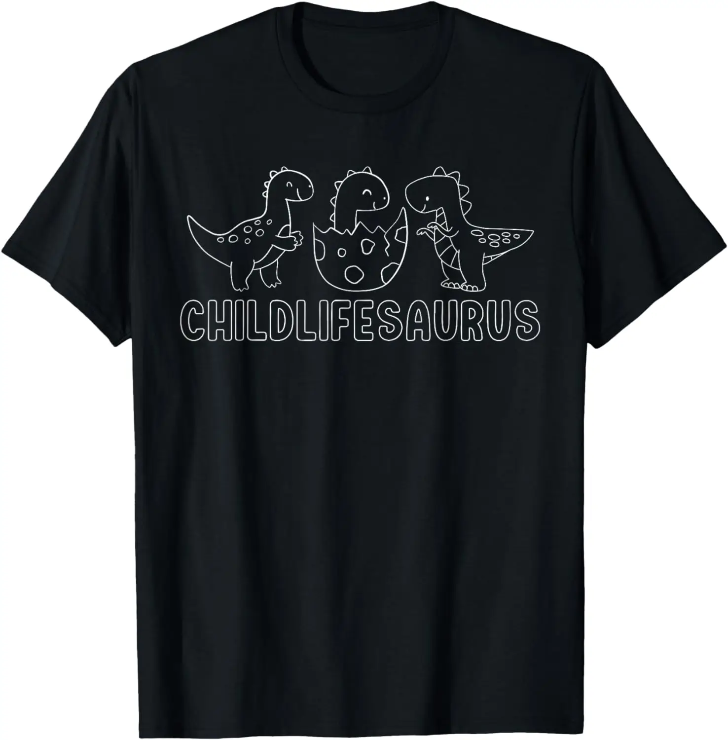 thumbnail image 1 of Camiseta de dinosaurios pediátricos de Child Life Saurus, especialista en vida infantil, 1 of 3