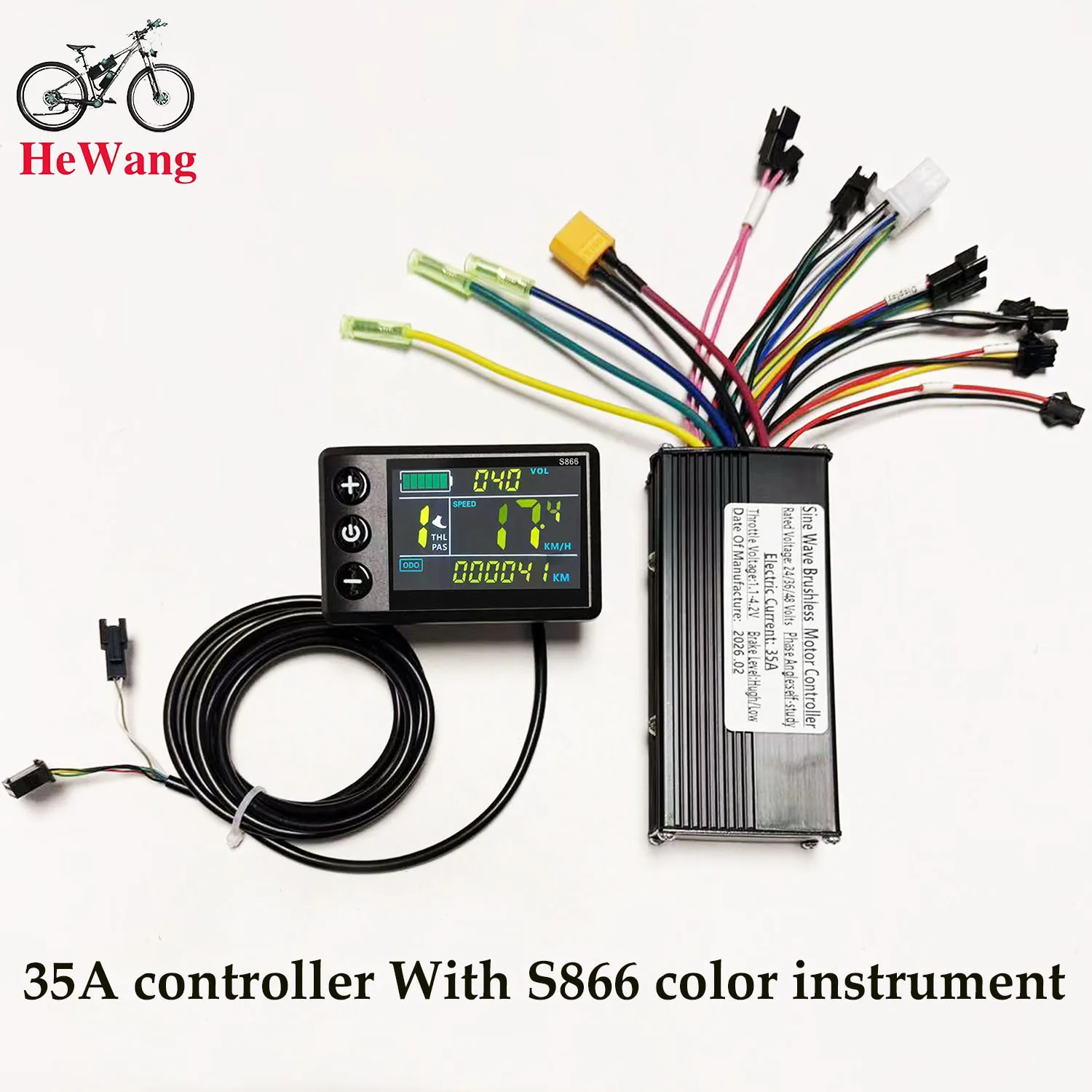 24V 36V 48V 750W-1000W 3-mode Brushless Motor 35A Sine Wave Controller 9mosfet W