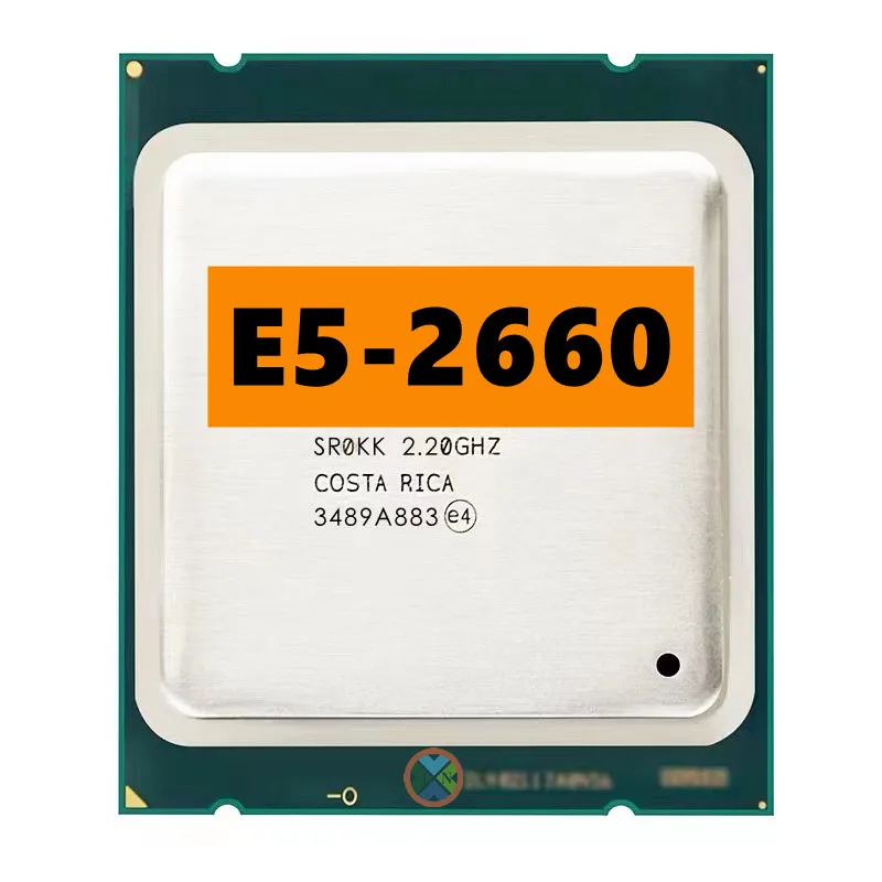 Processore Xeon E5-2660 8 Core/20M Cache/2.2/Ghz/8.00 Gt/S 95W Lga 2011 E5 2660 Spedizione Gratuita