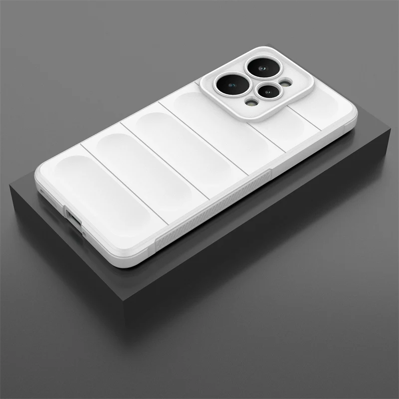 Durable Shockproof Plain Rubber Phone Case Cover