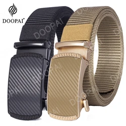 Men's Nylon Outdoor Hunting Metal Canvas Belt Male Korean Version All-Match Casual Automatic Buckle Golf Belt Men Women  Accesso